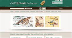 Desktop Screenshot of joliesgreencreations.com